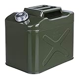 【Recipiente de combustible】 Material: Hierro Art ； El tanque de gasolina engrosado está sellado y a prueba de fugas, es fuerte y duradero.