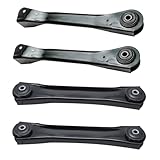 Detroit Axle - Front Control Arms for 1997-2006 Jeep Wrangler TJ, Replacement 1998 1999 2000 2001 2002 2003 2004 2005 4pc Lower & Upper Control Arms Assembly