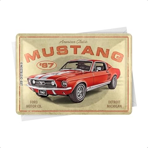 Carte postale Ford Mustang 1967 Cover