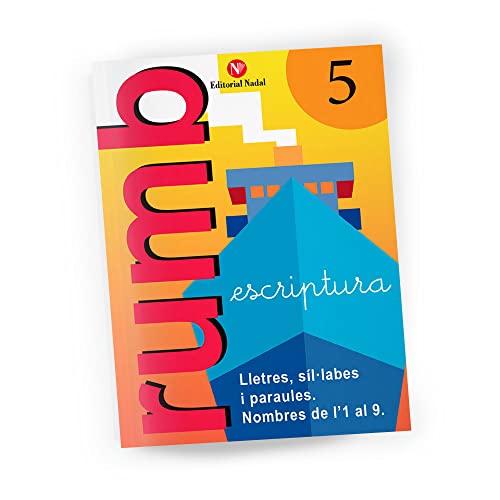 Portada de Escritura Rumbo 2000 Nº 5 Lletres Síl·labes... Nombres 1 al 9
