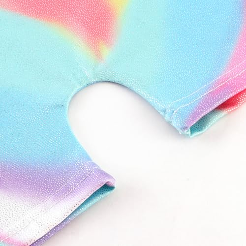 Image of HOZIY Gymnastics Leotards for Girls Unicorn Aurora Rainbow Mermaid Dinosaur Cupcake Sparkle Biketard Toddlers Kids Children