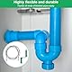 Rzspher Rohrreinigungsspirale 3M, Spirale Abfluss Rohrreinigung 12mm, mit 6 Stück Abflussreiniger Spirale für Toiletten Verstopfung Lösen, Kanalisation, Badewanne