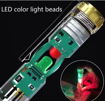 Image of Electric Voltage Tester Pen, AC /DC 100-500V, Line Detector with Screwdriver Probe Light