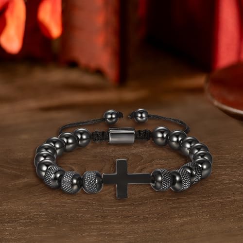 Pulseras con cruz para adolescentes: recuerdos religiosos de comunión 6