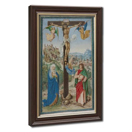 Crucifixion impression sur toile sacrement de l'autel décoration murale 20x30 cm
