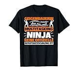 Geigenbauerin Multitasking Ninja lustig T-Shirt
