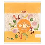 MORRISONS 8 Tortilla Wraps Wheat & White 488g