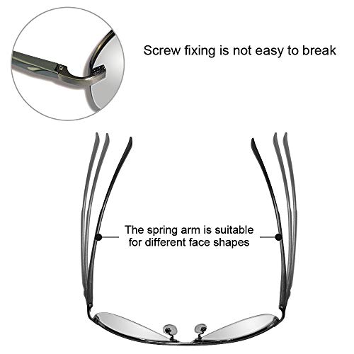 Aviator Sunglasses for Men Women Polarized Mirrored driving3