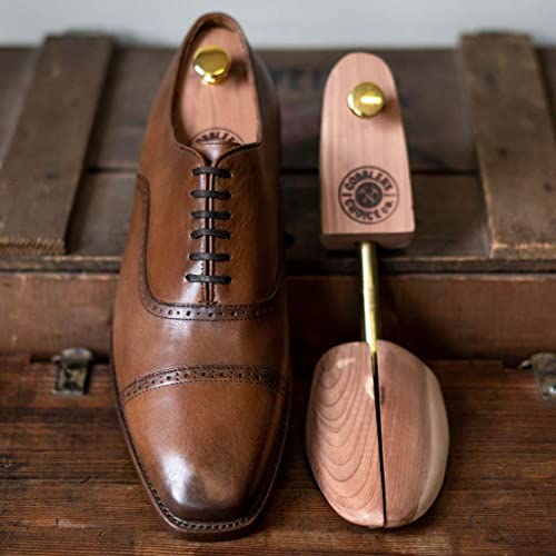 Cobbler's Choice Cedar Shoe Tree - Made With All Natural Aromatic Cedar Wood In The Usa! (Large/Men's 10W - 12M) #TOP5