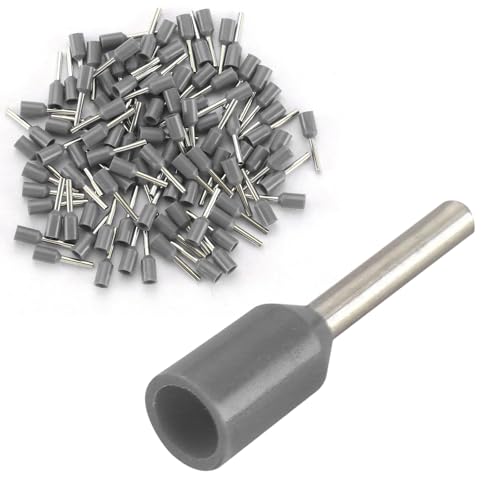 Connecteur à sertir Baomain AWG 12 gris E4018 en cuivre isolé pour câbles électriques