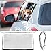 QLOUNI Vallas de Coche para Perros Universal Protector de Seguridad con Ganchos...