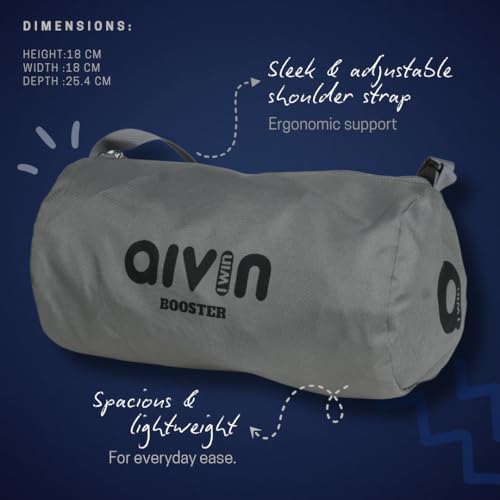 Image of Aivin Booster Duffle Bag | Gym Bag for Men | Adjustable Shoulder Sports & Fitness Bag