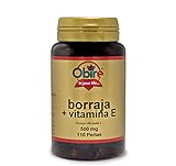 Obire | Aceite de Borraja + Vitamina E 500 mg | 110 Perlas | Contribuye a Aliviar los Síntomas Menstruales | Antioxidante | Ayuda a Aumentar tu Rendimiento Físico y Mental