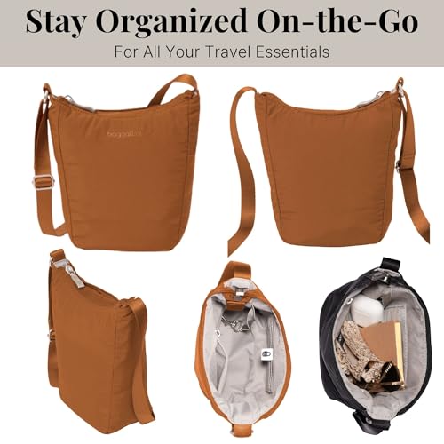 Image of Baggallini Swift Mini Crossbody Bag for Women - 4.5x7 Small Travel Purse with Crossbody Strap and RFID