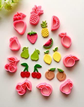 A1 3D Prints Polymer Fruit Clay Cutter/Jewellery Tools/Earring Making/Clay Tools/Botanical/Spring Cutters-image-41