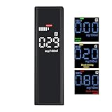 Éthylotest Portable De Poche | Affichage Numérique Pratique | Testeur D'Alcoolémie Éthylotest   Pour Hommes et Femmes, Soutien et Monitoring de l'Addiction