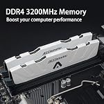 DDR4 RAM 32GB (2x16GB) 3200MHz PC4-25600 XMP CL18 1.35V 288-pin Desktop PC Memory Module with Heatsink White Acclamator Ounce Series - Image 2