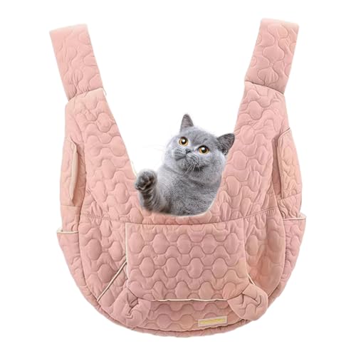 猫用 キャリー バックパック - 通気性 の柔らかいポータブルバッグ,子犬用バックパック 旅行用猫キャリー - 小型 中型 子犬 用 アウトドア キャンプ ハイキング 散歩 サイクリング 通勤