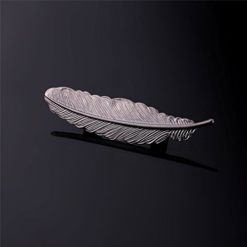 Image of U7 Brooches Jewelry for Women Men, Stainless Steel 18K Gold Plated Classic Feather /Flower /Tree of Life /Custom Photo /Breast Cancer Awareness Pink Ribbion Brooches and Pins for Wedding Dress or Party