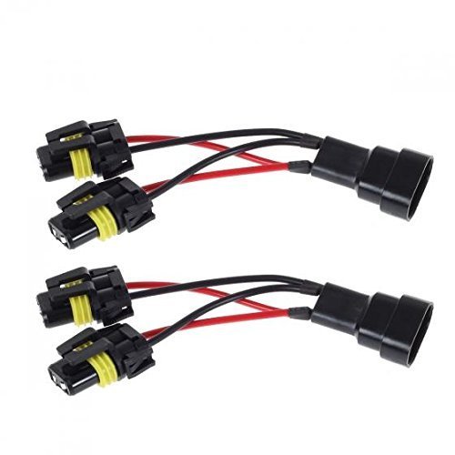 Cableado 9005 9006 de dos vías que soluciona la falta de conectores en la lámpara del faro