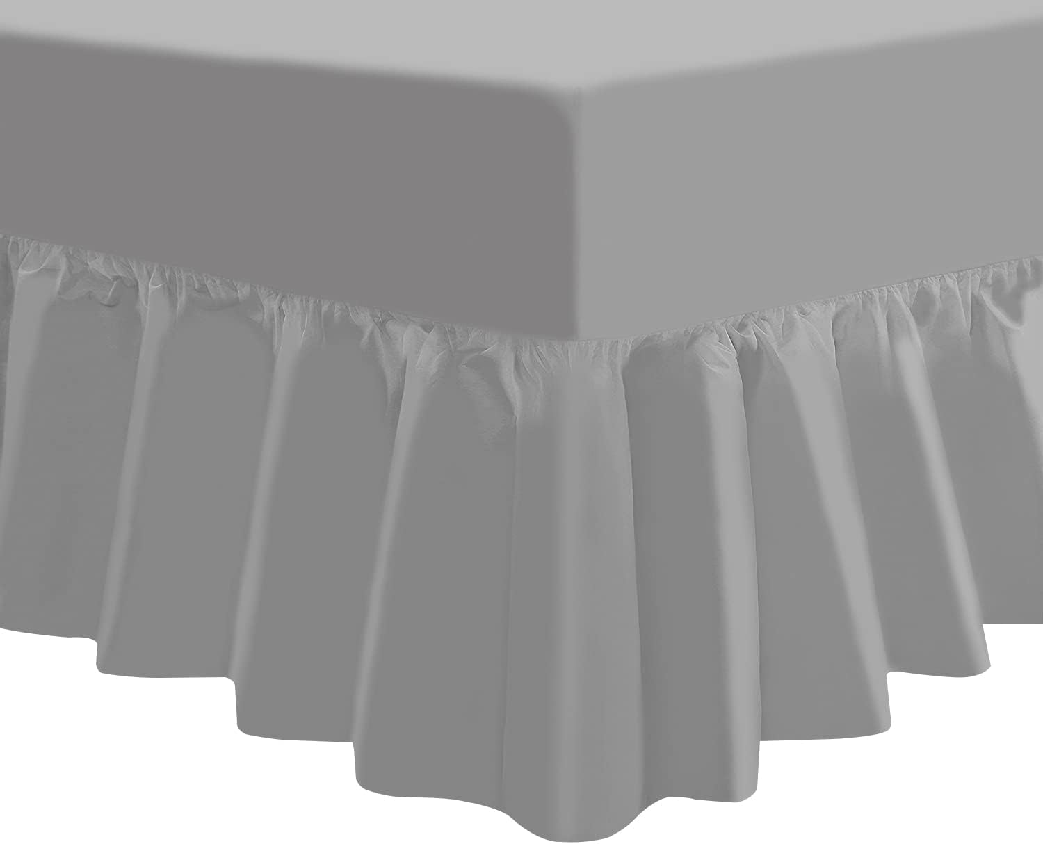 Arizone T180 Percale Standard Fitted Sheet in 14 Colours (Silver, King)