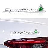 🍀Hohe Qualität, leicht, rostfrei, langlebiges Material/selbstklebendes Design, harmlos für das Auto, einfach auf dem Auto zu installieren, wird nicht abfallen.