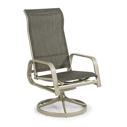 Homestyles Captiva Gray Outdoor Swivel Rocking Chair - Image 9
