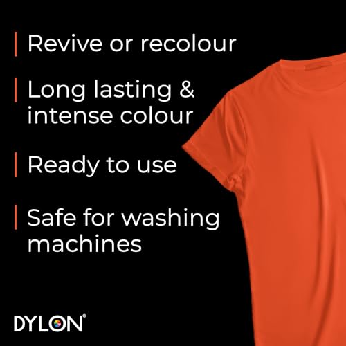 Dylon Washing Machine Fabric Dye Pod for Clothes & Soft Furnishings, Fresh Orange