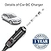 SupplySource Car 2 Output DC Adapter for Insignia NS-D9PDVD15 NS-D9PDVD15-MX 9 Portable Dual DVD Player Auto Vehicle Boat RV Camper Cigarette Lighter Plug (w/Two O/P Plug Tips)