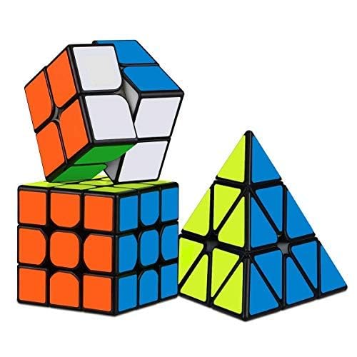 D Eternal Speed Cube Combo Set of 2X2 3x3 and Pyraminx Pyramid Triangle High Speed Magic Brainstorming Puzzle Cubes Combo Game Toy (B07HFWLG7L) Amazon Price History, Amazon Price Tracker
