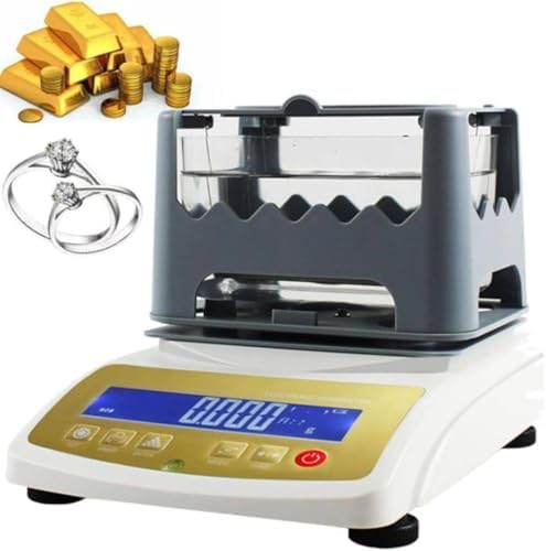 Digital Precious Metal Analyzer, Electronic Purity Tester for Gold & Silver, 1200g D-Puri Content Detector, Accurate Assay Meter for Jewelry & Coins