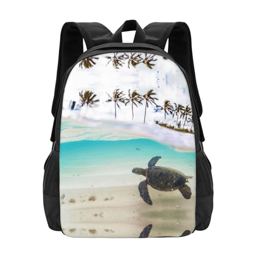 Sac à dos tortue de mer confortable pour soulager le dos des élèves en voyage