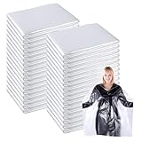 200 Pcs Disposable Capes Hair Salon Hair Cutting Capes 47.2 x 35.4 Inch Waterproof Barber Cape for Hairs Stylist Plastic Salon Cape Shampoo Apron Shawl for Barbers,Dye Cutting Coloring,Perming