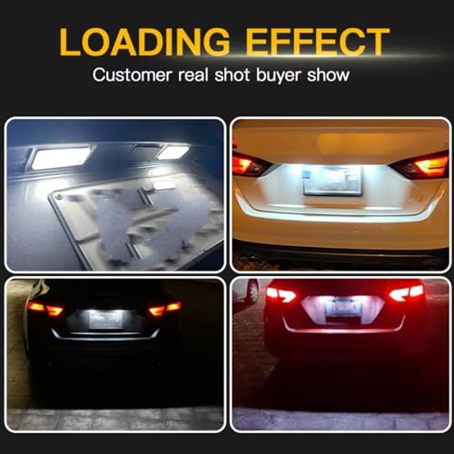 Luz de matrícula 265108990E impermeable para Nissan Altima 2016-2024 3