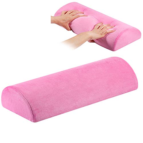 SKYZONAL Large Memory Foam Bolster Pillow Back Pain Relief Lumbar, Neck Legs Ankle and Knee Support Pillow