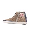 Golden Goose Francy Leopard Print スエードアッパー スエードトゥ ラミネートスター グリッターリスト レディーススニーカー GWF00113.F001917.81279