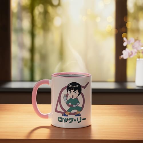 Taza de cerámica Naruto Classic Lee y símbolo Konohagakure miniatura 3