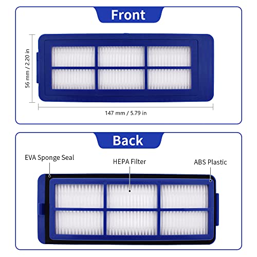 Neutop Replacement Parts Compatible with eufy RoboVac 11S Max, 15C Max, G10, G20, G30, G30 Edge/Hybrid/Verge, Accessories with 2 Rollers 4 Filters 8 Side Brushes. - Image 4