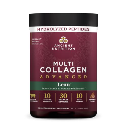 Image of Ancient Nutrition Advanced Hydrolyzed Multi Collagen Peptides, Lean