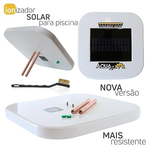 Ionizador De Piscina Solar Até 25000 Litros 25m³ + Refil