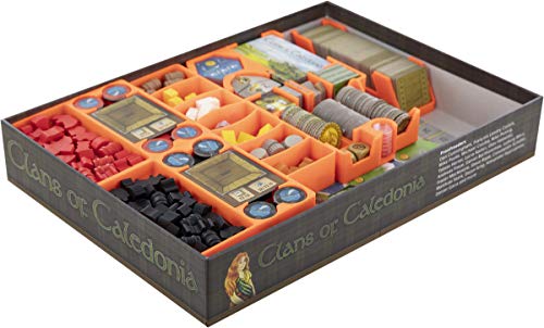 Organizador Clanes de Caledonia Feldherr inserto caja juego de mesa
