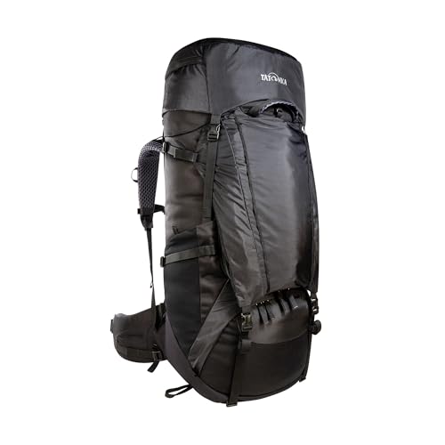 Tatonka Yukon 70+10 - Trekkingrucksack mit Frontzugriff, verstellbarem Rückensystem, extra Bodenfach, Regenhülle und 80 Liter Volumen