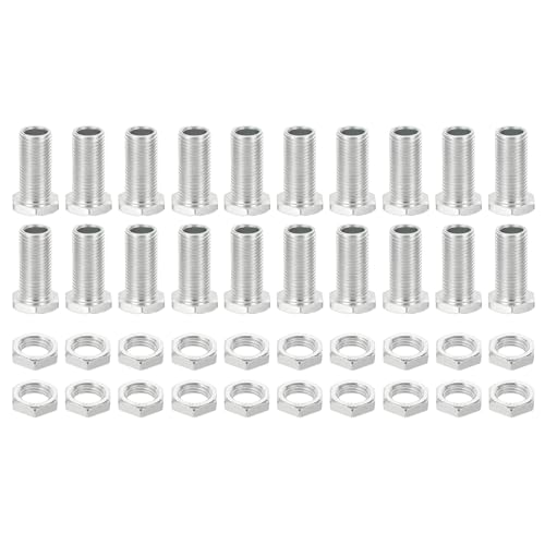 PATIKIL M10x25mm Zpt~߂˂ 20Zbg ibgLbgt VtgmuA_v^[ lWϊA_v^[ {gzp DIYVfAt@Xi[ȂǂɑΉ\