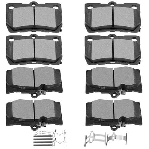 Image of SCITOO D1118 D1113 Front Rear Semi-Metal Brake Pads Sets Fit For Lexus GS350 2007-2011,For GS430 2006-2007,For GS460 2008-2011,For IS350 2006-2013