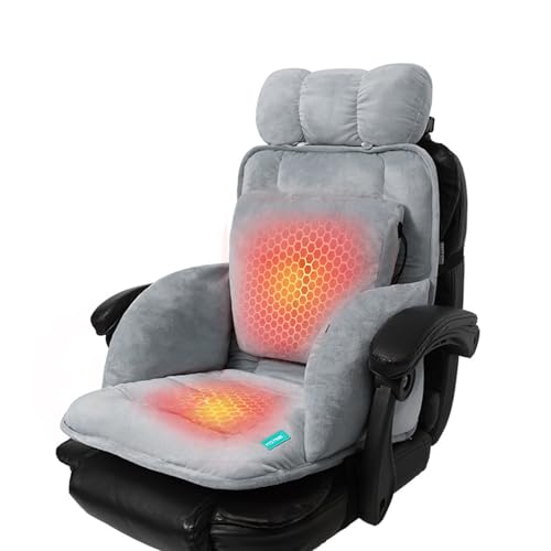 USB Heated Cushion with Adjustable Armrest