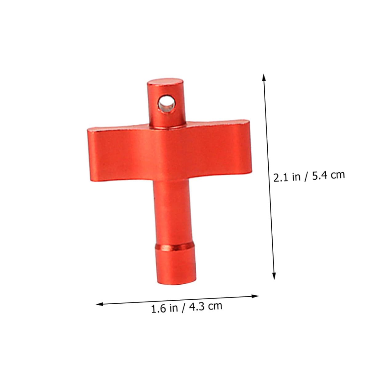 NUOBESTY 5 Stück Förmiger Schlagzeug Stimmschlüssel Robustes Werkzeug für Schlagzeuger Universelles Trommelzubehör mit Komfortablem Griff Mechanische Reparaturen Langlebige