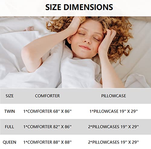 Cat Bedding Set Twin Size, Cartoon Cats Comforter For Girls Kids Teens, Blue Lovely Quilt Animal Pattern Comforter Set Soft Breathable Cute Duvet Set For All Season 2Pcs With Pillowcase #TOP4