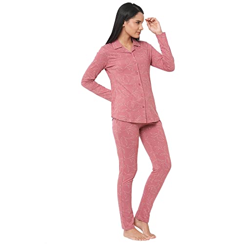 Image of Sweet Dreams Women's Cotton Printed Night Suit Set