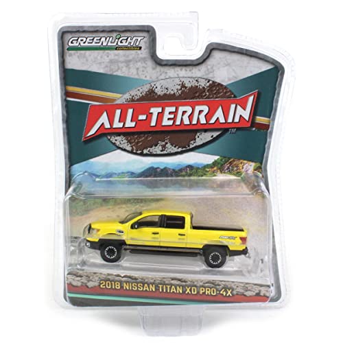 Greenlight 1/64 2018 Titan XD Pro-4X Amarillo miniatura 2
