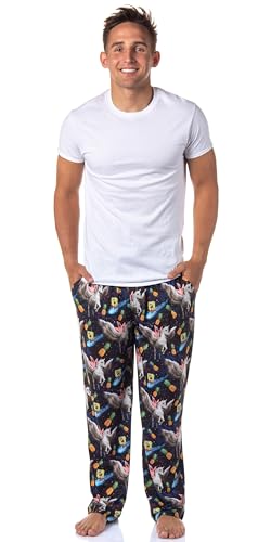Spongebob Squarepants Mens' Patrick Star Galaxy Tossed Sleep Pajama Pants2